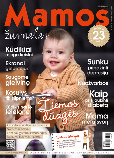 Naujas „Mamos žurnalo“ numeris 2023 Gruodis/Sausis PDF (elektroninė versija)