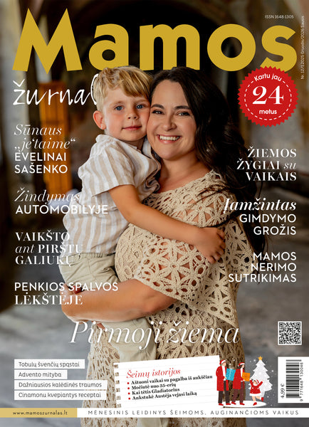 Naujas „Mamos žurnalo“ numeris 2025 Gruodis/2026 Sausis PDF (elektroninė versija)